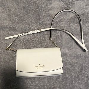 White kate spade purse